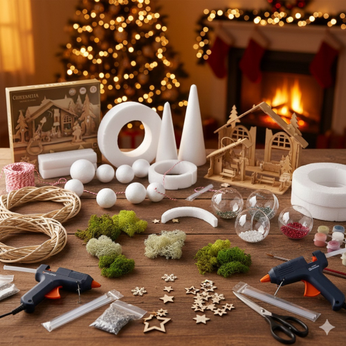 Materiale de Baza pentru Decoratiuni Craciun